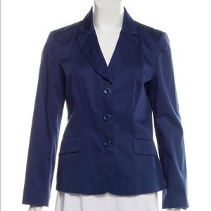 Love Moschino Blue Three Button Lightweight Blazer Size 8